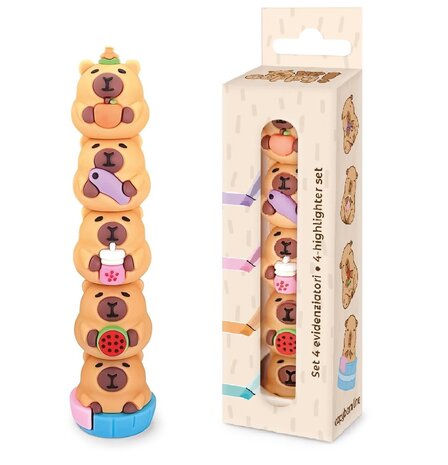 Lebez SpA | Capibara stapel markeerstift 5 delig