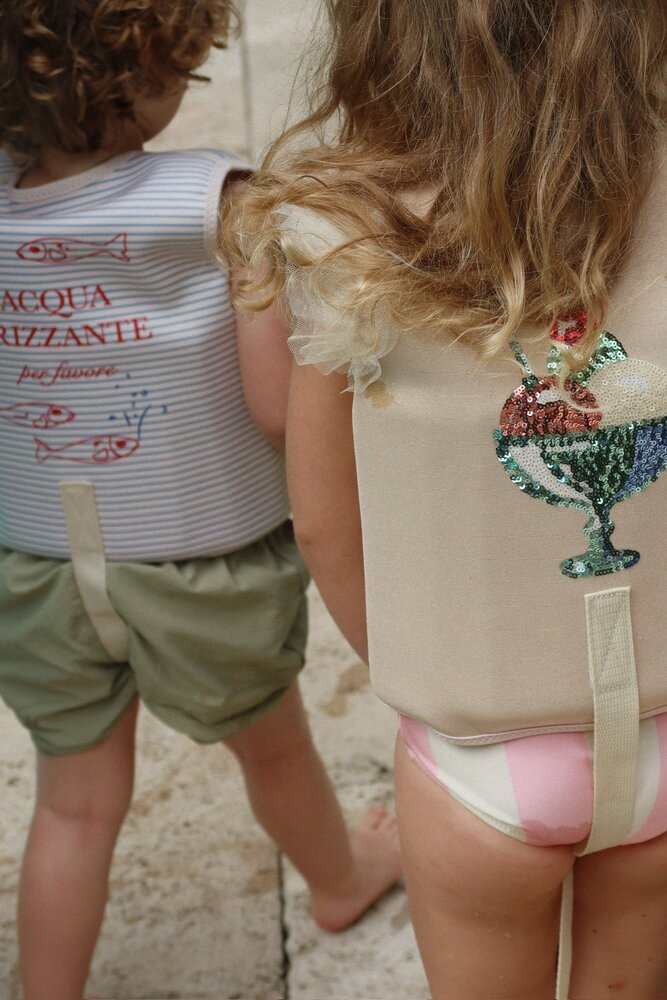 Konges Sløjd Konges Sløjd | Ellis Swim Vest | Stripe Bluie