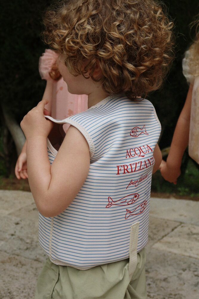 Konges Sløjd Konges Sløjd | Ellis Swim Vest | Stripe Bluie