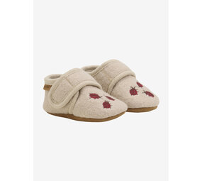 En Fant En Fant | Wool Slippers w. Embroidery | Moonlight