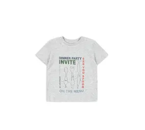 Konges Sløjd Konges Sløjd | Famo Tee Gots | Grey Melange