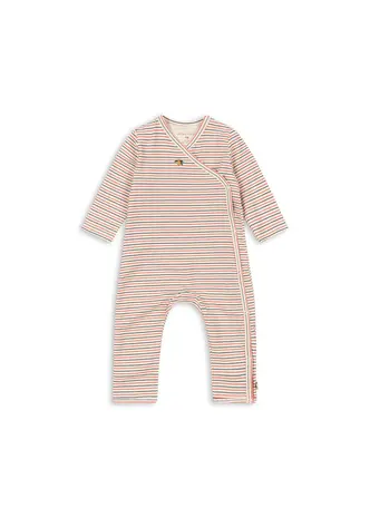 Konges Sløjd Konges Sløjd | Basic Newborn Onesie Gots | Stripe Tricolore Petit