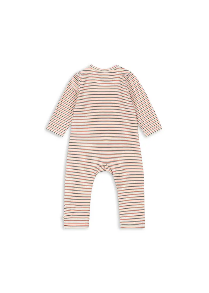 Konges Sløjd Konges Sløjd | Basic Newborn Onesie Gots | Stripe Tricolore Petit