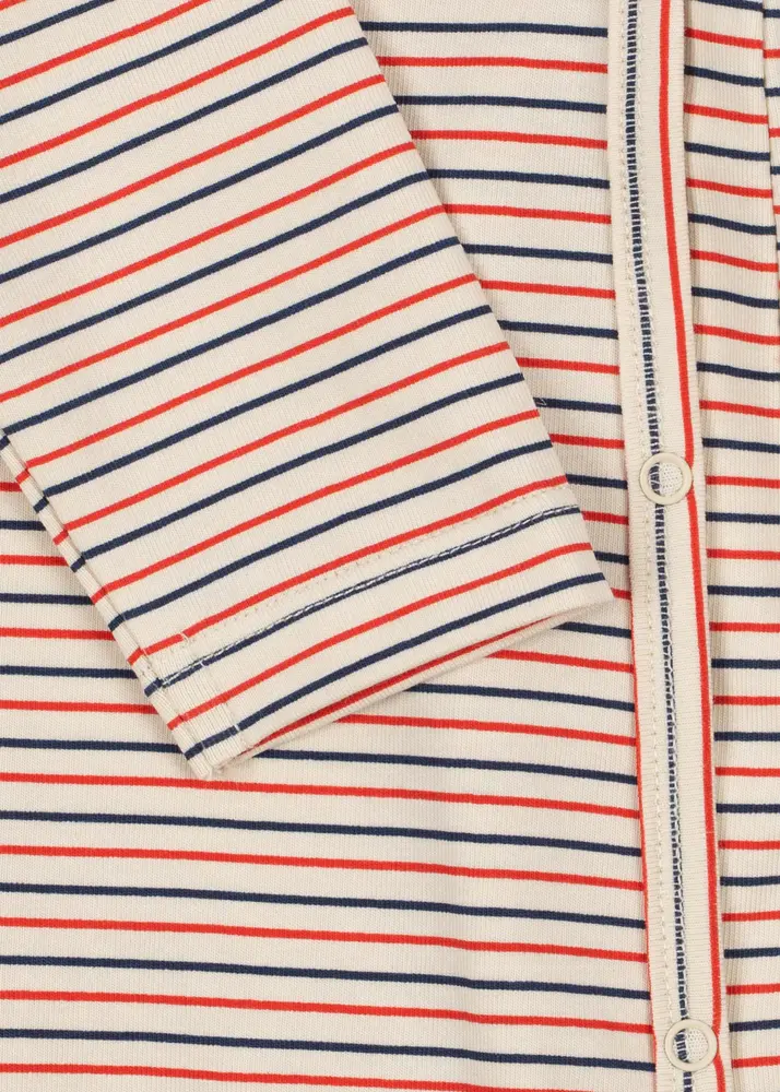 Konges Sløjd Konges Sløjd | Basic Newborn Onesie Gots | Stripe Tricolore Petit