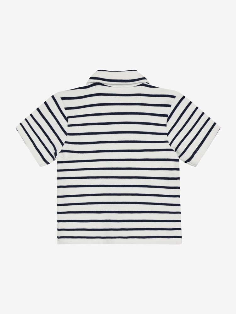 En Fant En Fant | Shirt Sweat Stripe | Medieval Blue