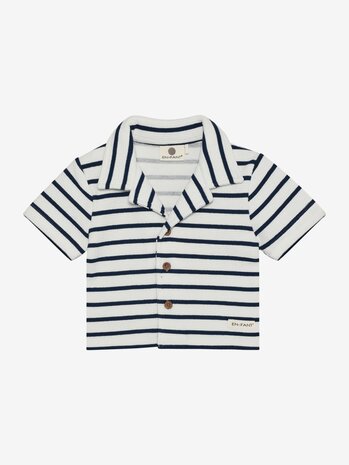 En Fant En Fant | Shirt Sweat Stripe | Medieval Blue