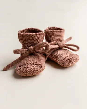 Hvid Hvid | Booties 0-9M | Terracotta