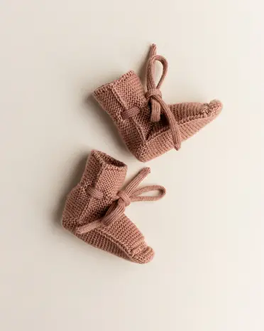 Hvid Hvid | Booties 0-9M | Terracotta