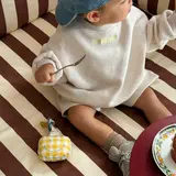 Atelier Pomme Atelier Pomme | Pacifier Cloth | Pomme | Checked Butter Yellow