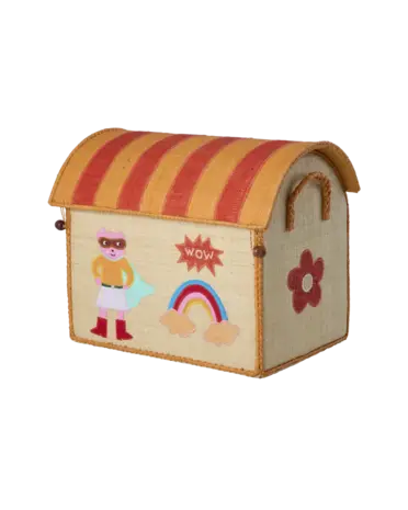 Rice Everyday Magic Rice | Klein Raffia Opberghuis | Roze | Hero Theme