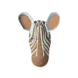Rice Everyday Magic Rice | Zebra Papier-maché Muurdecoratie | Bruin Blauw