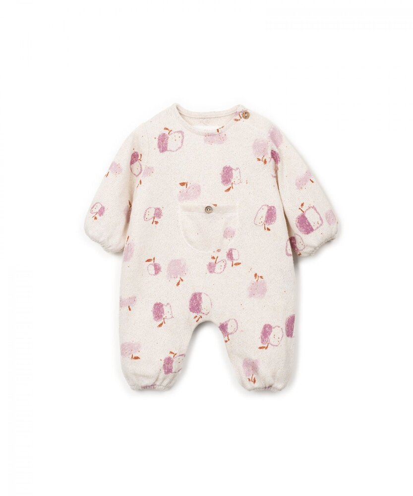 Play Up Play Up | Printed Jersey Jumpsuit | Apples Sculpture | PA00/0AS11505