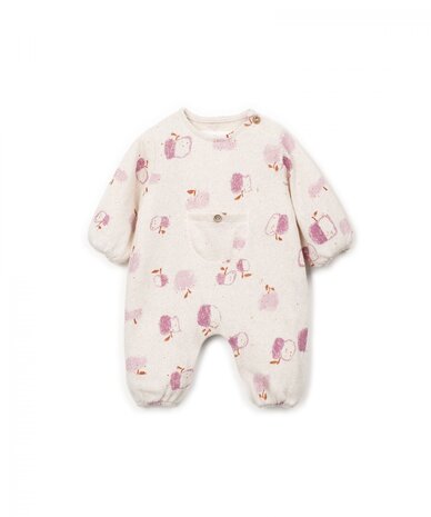 Play Up Play Up | Printed Jersey Jumpsuit | Apples Sculpture | PA00/0AS11505
