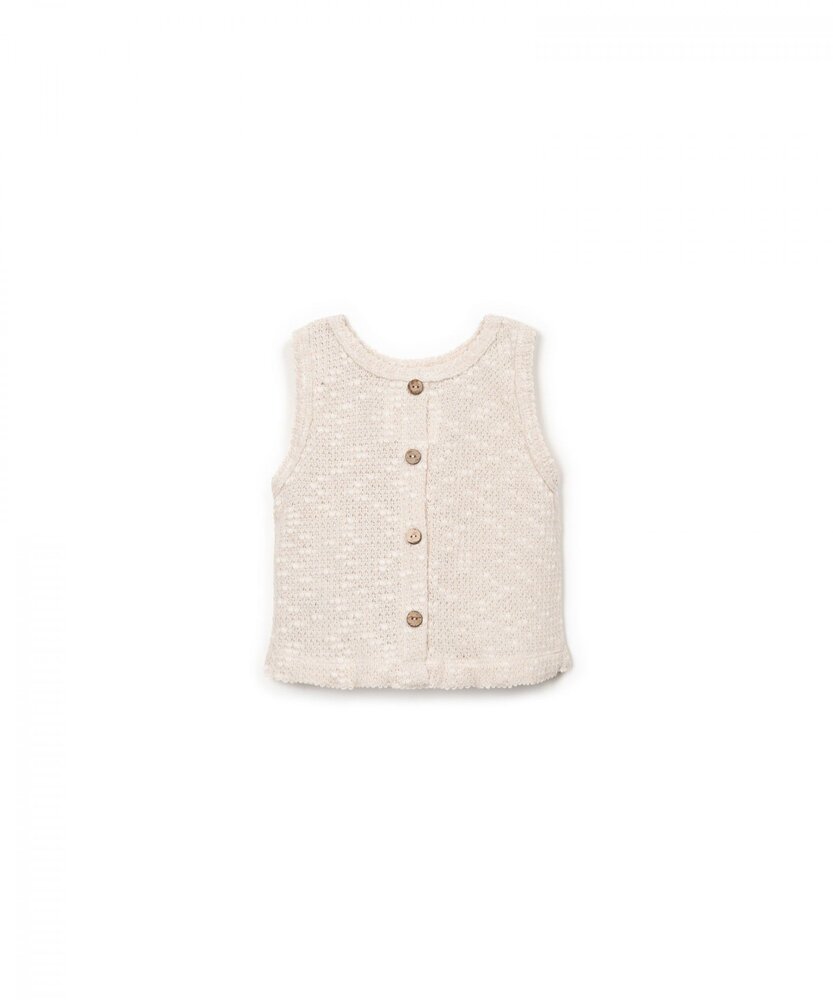 Play Up Play Up | Embellished Piqué Top | Bio Resin | PA04/4AS11150