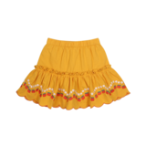 Jelly Mallow Jelly Mallow | Apple Flower Crinkled Skirt | Yellow