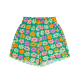 Jelly Mallow Jelly Mallow | Flower Seersucker Shorts | Green