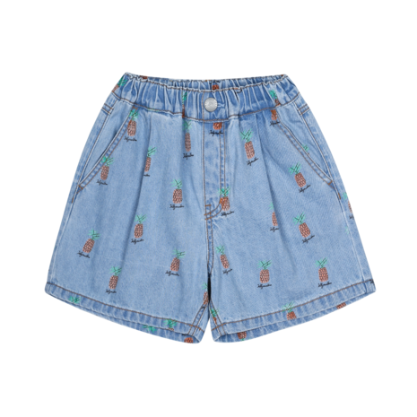 Jelly Mallow Jelly Mallow | Pineapple Denim Shorts | Light Blue