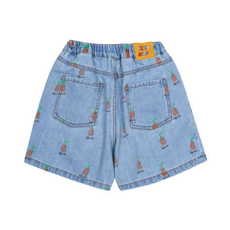 Jelly Mallow Jelly Mallow | Pineapple Denim Shorts | Light Blue