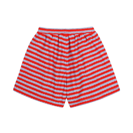Jelly Mallow Jelly Mallow | Cooking Heart Stripe Shorts | Red