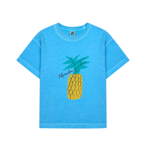 Jelly Mallow Jelly Mallow | Pineapple Pigment T-shirt | Sky Blue