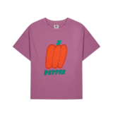 Jelly Mallow Jelly Mallow | Bell Pepper Applique T-shirt | Indi Purple