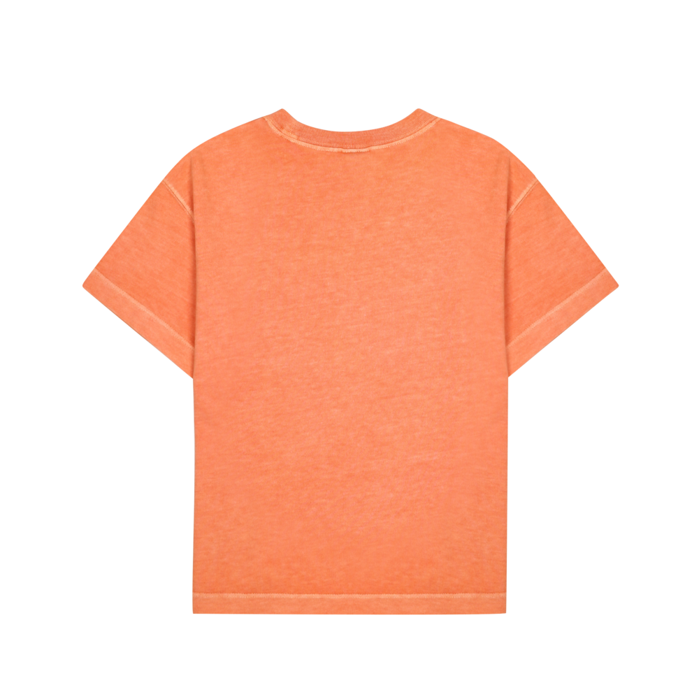 Jelly Mallow Jelly Mallow | Cooking Bird Pigment T-shirt | Orange
