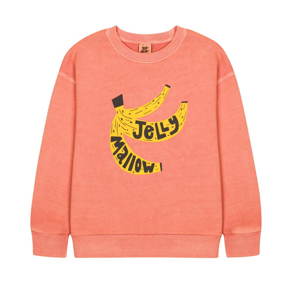 Jelly Mallow Jelly Mallow | Banana Pigment Sweatshirt | Orange