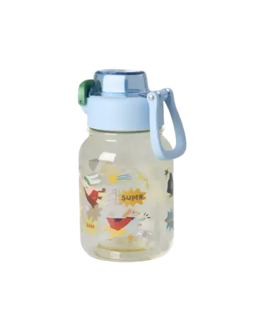 Rice Everyday Magic Rice | Plastic Kids Drinking Bottle | Hero Print Blauw | 700 ml