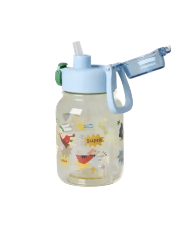 Rice Everyday Magic Rice | Plastic Kids Drinking Bottle | Hero Print Blauw | 700 ml