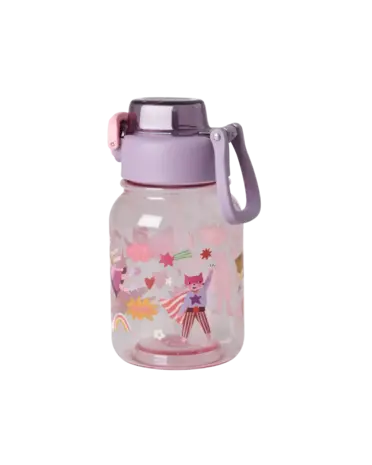 Rice Everyday Magic Rice | Plastic Kids Drinking Bottle | Hero Print Roze | 700 ml