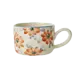 Rice Everyday Magic Rice | Ceramic Cappuccino Cup | Hand Painted Flowers | 200 ML