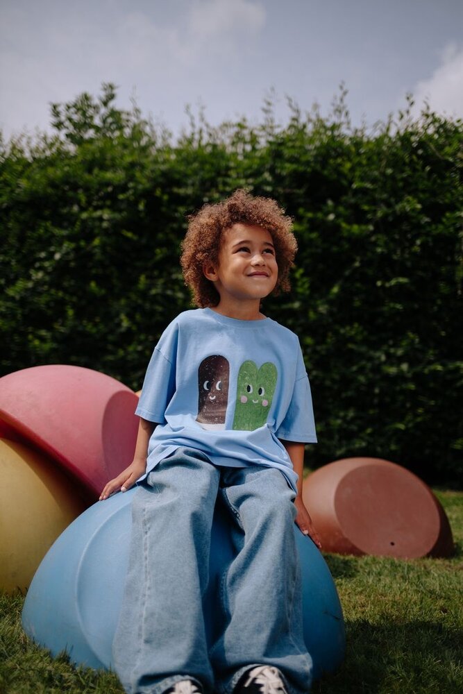 Daily Brat Daily Brat | Ice Cream Club T-Shirt Blue