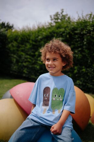 Daily Brat Daily Brat | Ice Cream Club T-Shirt Blue