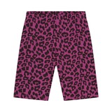 Daily Brat Daily Brat | Leopard Biker Shorts Plum Capsia