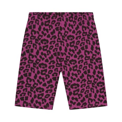 Daily Brat Daily Brat | Leopard Biker Shorts Plum Capsia