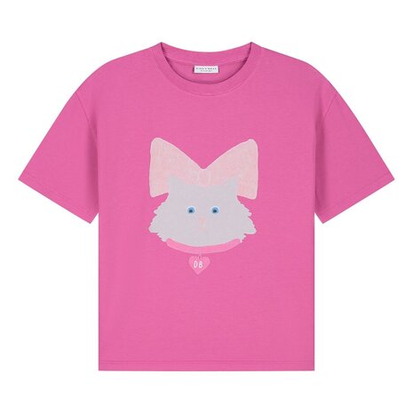 Daily Brat Daily Brat | Kitty Kat T-Shirt Rose Rebel