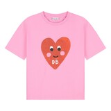 Daily Brat Daily Brat | Patty Heart T-Shirt Pink Cosmos