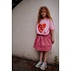 Daily Brat Daily Brat | Patty Heart T-Shirt Pink Cosmos