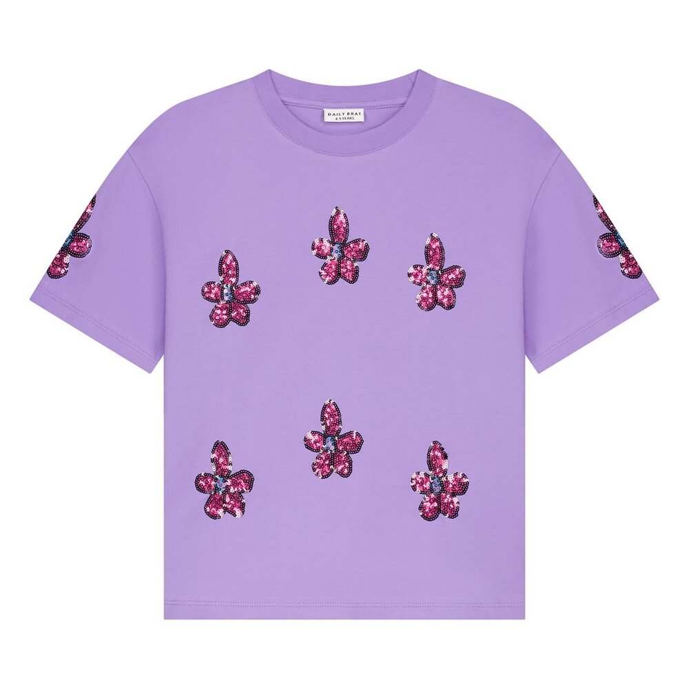 Daily Brat Daily Brat | Flower T-Shirt Paisley Purple