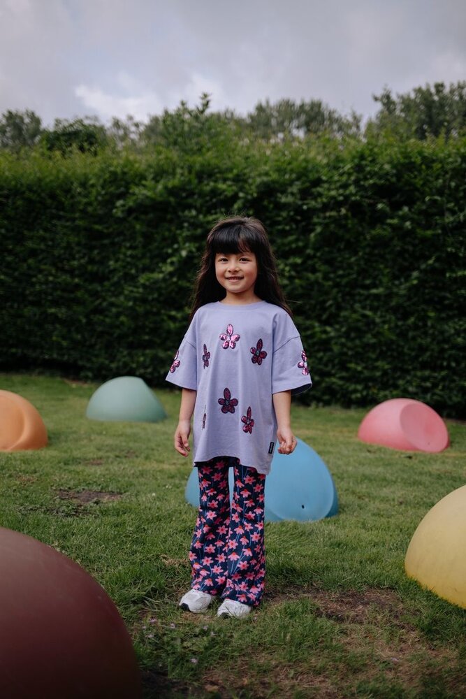 Daily Brat Daily Brat | Flower T-Shirt Paisley Purple