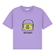 Daily Brat Daily Brat | Headphones T-Shirt Paisley Purple