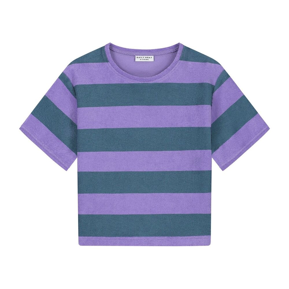 Daily Brat Daily Brat | Striped Towel T-Shirt Teal