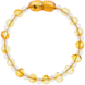 Barnsteen Barnsteen | Armband | Glimmend | Lemon/White Glass Crystals | 14 cm