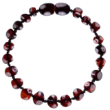 Barnsteen Barnsteen | Armband | Glimmend | Baroque Cherry | 16 cm