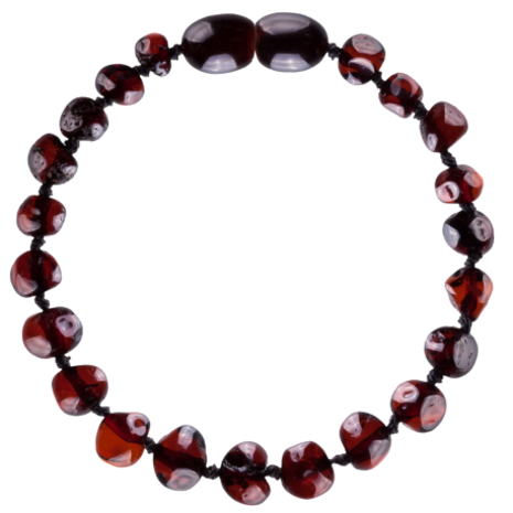 Barnsteen Barnsteen | Armband | Glimmend | Baroque Cherry | 16 cm