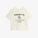 Mini Rodini Mini Rodini | Alien City FC sp ss tee | Off-white