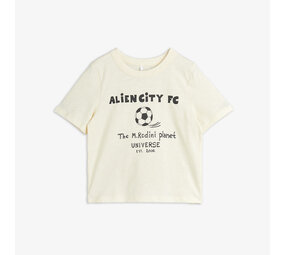Mini Rodini Mini Rodini | Alien City FC sp ss tee | Off-white