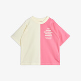 Mini Rodini Mini Rodini | Travel agency split color sp ss tee | Multi