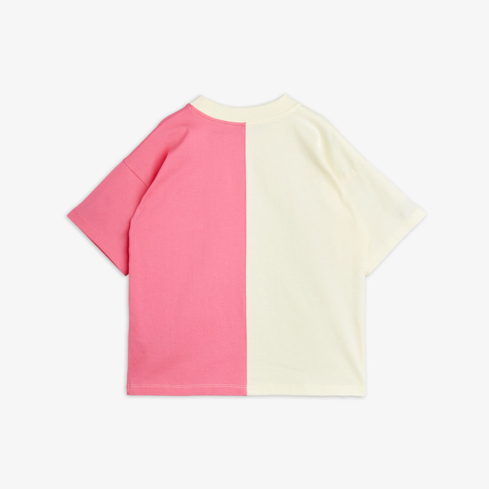 Mini Rodini Mini Rodini | Travel agency split color sp ss tee | Multi