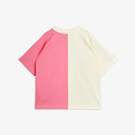 Mini Rodini Mini Rodini | Travel agency split color sp ss tee | Multi
